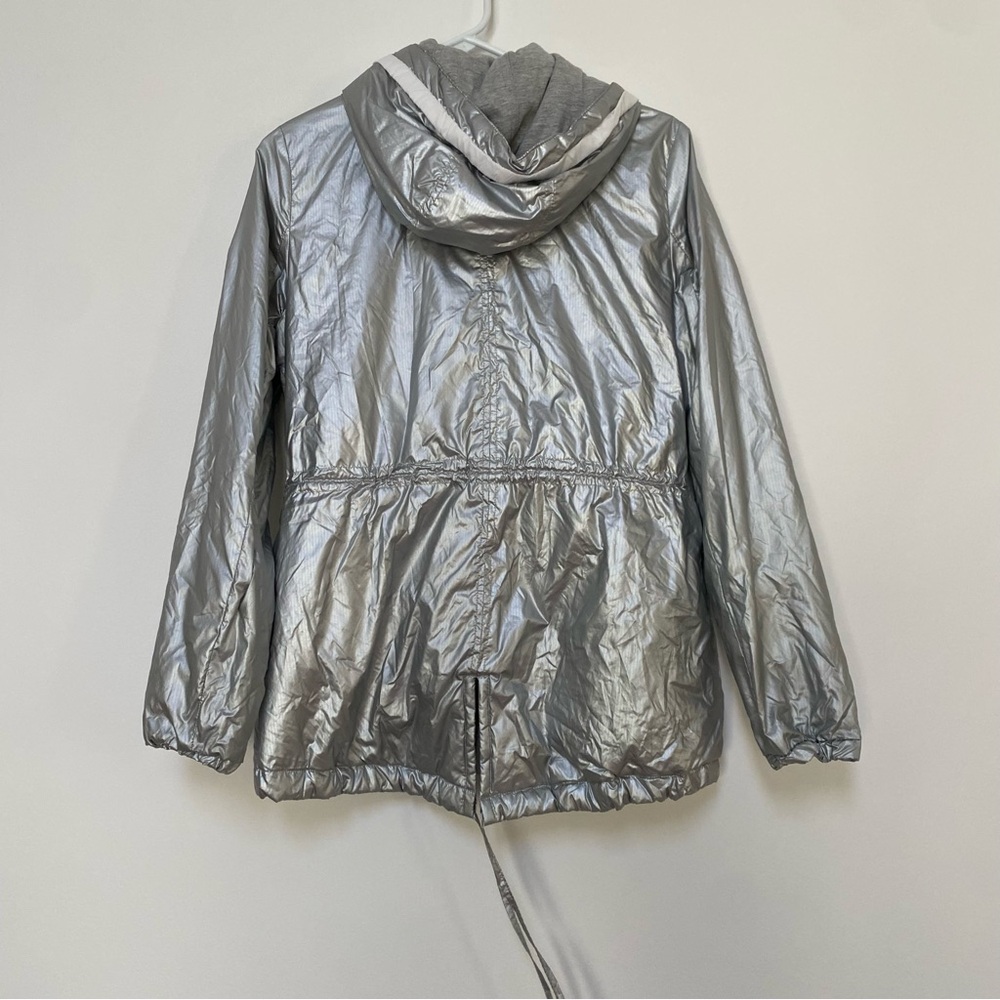 Bcbgeneration Packable Lightweight Jacket Silver … - image 7
